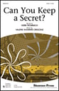 Can You Keep a Secret? Two-Part choral sheet music cover